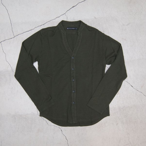 画像16: 【RE PRICE/価格改定】JPSダブルニットVネックバンドカラーカーディガン【MADE IN JAPAN】『日本製』/ Upscape Audience