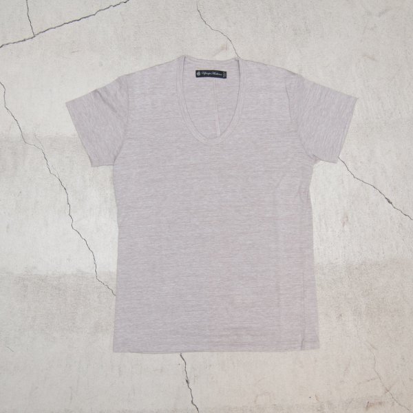 画像7: 【RE PRICE/価格改定】ガラガラ紡 Uネック半袖Tシャツ [Lady's] 【MADE IN JAPAN】『日本製』/ Upscape Audience