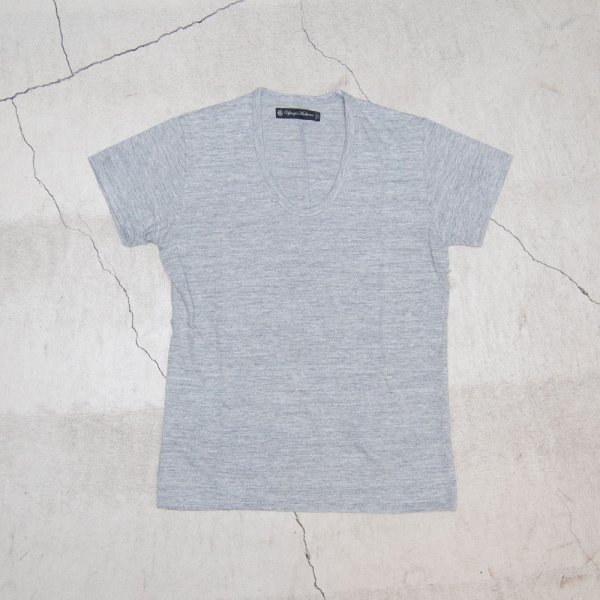 画像9: 【RE PRICE/価格改定】ガラガラ紡 Uネック半袖Tシャツ [Lady's] 【MADE IN JAPAN】『日本製』/ Upscape Audience