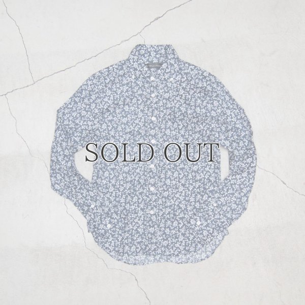 画像3: 小花柄リネンワイドスプレッドカラーボタンダウン長袖シャツ [Lady's] 【MADE IN JAPAN】『日本製』/ Upscape Audience