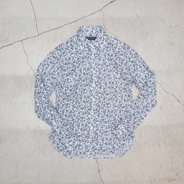 画像19: 【RE PRICE / 価格改定】小花柄リネンワイドスプレッドカラーボタンダウン長袖シャツ 【MADE IN JAPAN】『日本製』/ Upscape Audience
