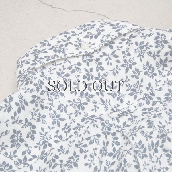 画像9: 小花柄リネンワイドスプレッドカラーボタンダウン長袖シャツ [Lady's] 【MADE IN JAPAN】『日本製』/ Upscape Audience