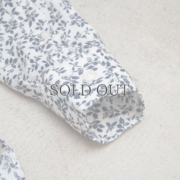 画像8: 小花柄リネンワイドスプレッドカラーボタンダウン長袖シャツ [Lady's] 【MADE IN JAPAN】『日本製』/ Upscape Audience