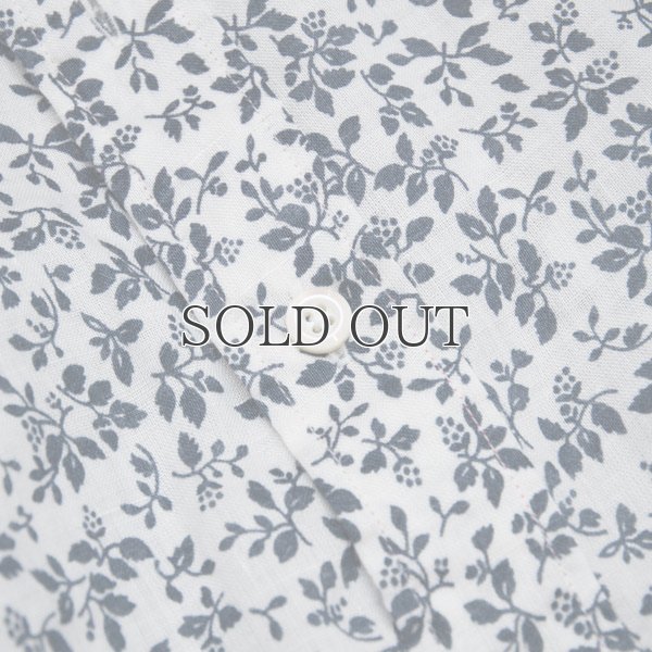 画像7: 小花柄リネンワイドスプレッドカラーボタンダウン長袖シャツ [Lady's] 【MADE IN JAPAN】『日本製』/ Upscape Audience