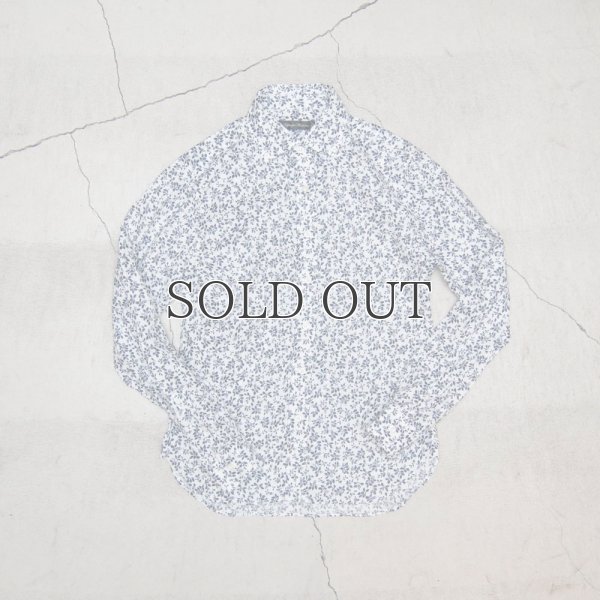 画像5: 小花柄リネンワイドスプレッドカラーボタンダウン長袖シャツ [Lady's] 【MADE IN JAPAN】『日本製』/ Upscape Audience