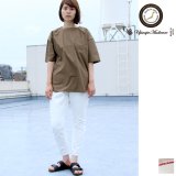 【RE PRICE/価格改定】赤耳（セルヴィッチ）ホワイトデニムロークロッチアンクルパンツ [Lady's]【MADE IN JAPAN】『日本製』 / Upscape Audience