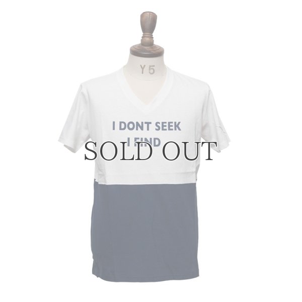 画像8: ラフィー天竺プリント切替Vネックカットソー / Upscape Audience