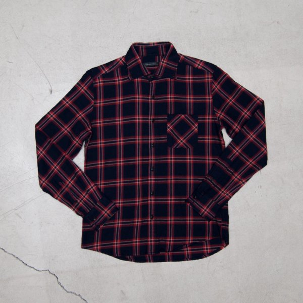 画像20: 【RE PRICE / 価格改定】ワイドスプレッドボタンダウンカラーインディゴネルチェック長袖シャツ【MADE IN JAPAN】『日本製』  / Upscape Audience