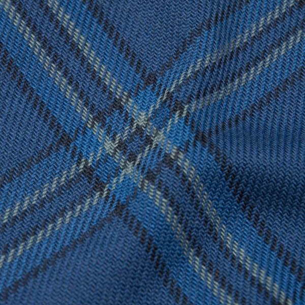 画像13: 【RE PRICE / 価格改定】ワイドスプレッドボタンダウンカラーインディゴネルチェック長袖シャツ【MADE IN JAPAN】『日本製』  / Upscape Audience