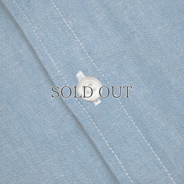 画像19: 麻混デニムオーバーサイズバンドカラーL/Sシャツ【MADE IN JAPAN】『日本製』 / Upscape Audience