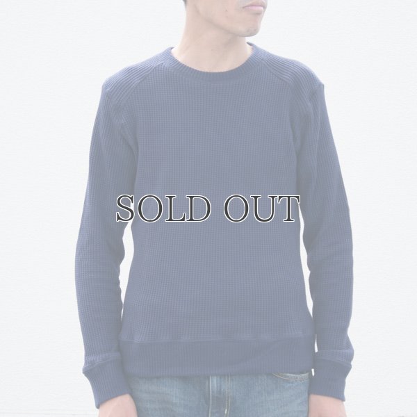 画像2: BIGワッフルクルーネック長袖ニットソー【MADE IN JAPAN】『日本製』/ Upscape Audience