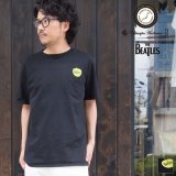 【RE PRICE / 価格改定】BEATLES Apple刺繍バックプリントUSAファブリック丸胴国産ポケットTEE【FABRIC MADE IN USA】【ASSEMBLED IN JAPAN】『日本製』/ Upscape Audience