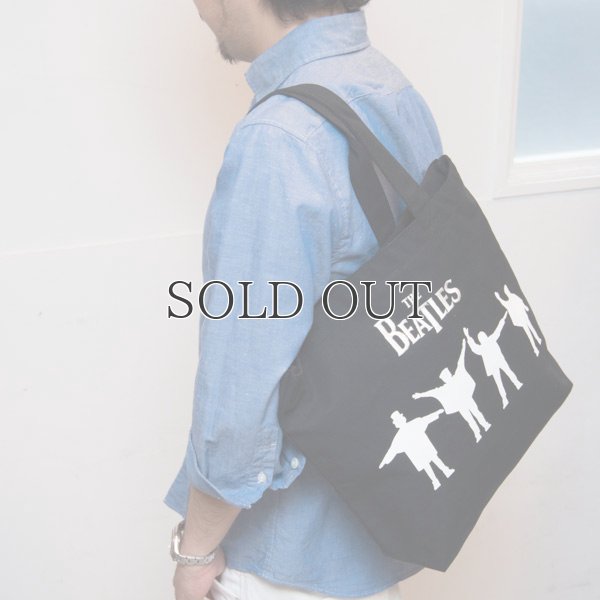 画像5: BEATLES ロゴ刺繍プリントトートバッグ/ Audience