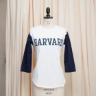 More photos1: オールドプリント"HARVARD"ヴィンテージセットインベースボールアンダーTEE [Lady's] / Audience