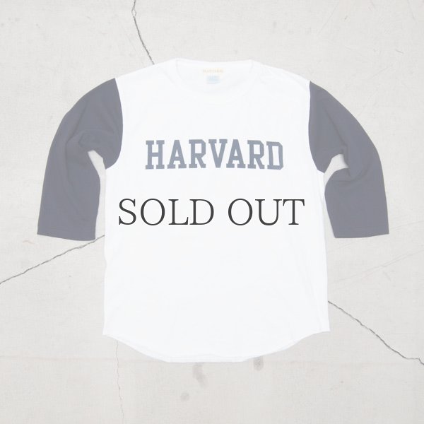 画像8: オールドプリント"HARVARD"ヴィンテージセットインベースボールアンダーTEE / Audience