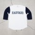 画像8: オールドプリント"HARVARD"ヴィンテージセットインベースボールアンダーTEE / Audience