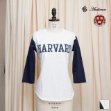 オールドプリント"HARVARD"ヴィンテージセットインベースボールアンダーTEE [Lady's] / Audience