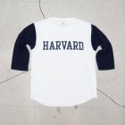 More photos1: オールドプリント"HARVARD"ヴィンテージセットインベースボールアンダーTEE / Audience