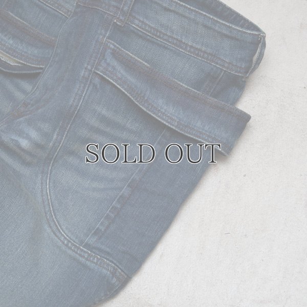 画像8: ヴィンテージウォッシュ加工ガーデニングクロップドデニムパンツ / Audience