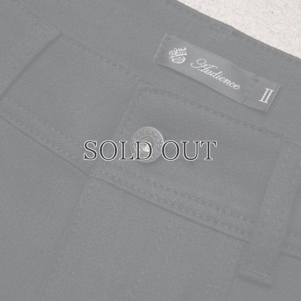 画像7: 黒×黒ガーデニングクロップドデニムパンツ【送料無料】/ Audience