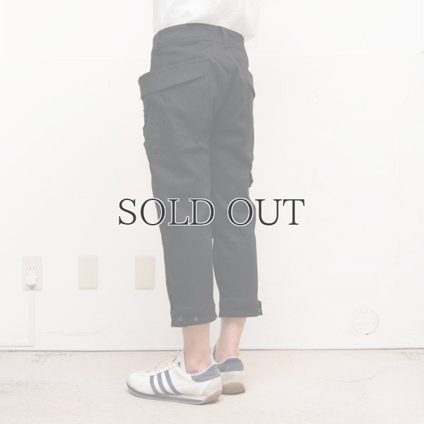 画像5: 黒×黒ガーデニングクロップドデニムパンツ【送料無料】/ Audience