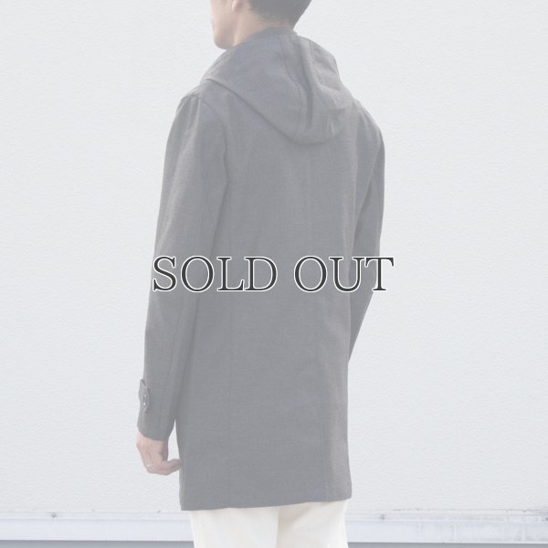 画像10: ボンディングツイル脱着フード付ステンカラーコート 【送料無料】/ Audience【取寄せ対応可能】