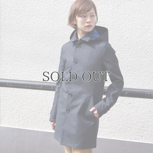 画像3: ボンディングツイル脱着フード付ステンカラーコート [Lady'S] 【送料無料】 / Audience