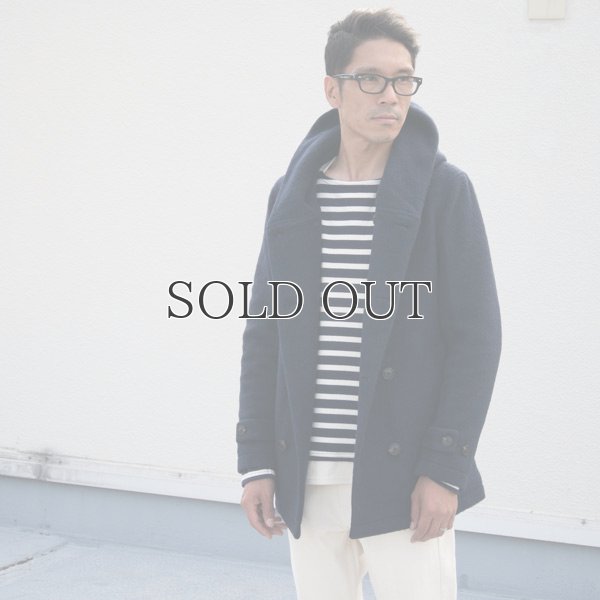 画像9: スライバーウールニットショールカラーフードPコート 【送料無料】 / Audience