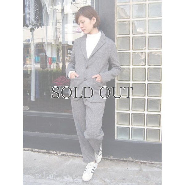 画像9: ネップウールツイードイージーワイドアンクルパンツ  [Lady's] / Audience