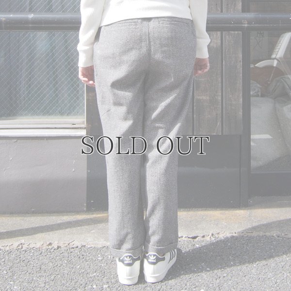 画像4: ネップウールツイードイージーワイドアンクルパンツ  [Lady's] / Audience