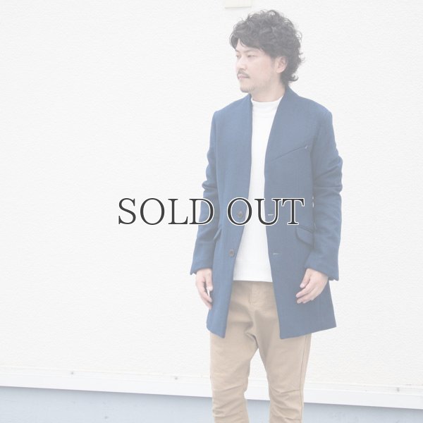 画像7: Wフェイスビーバーノーカラー2Bチェスターコート 【送料無料】 / Audience