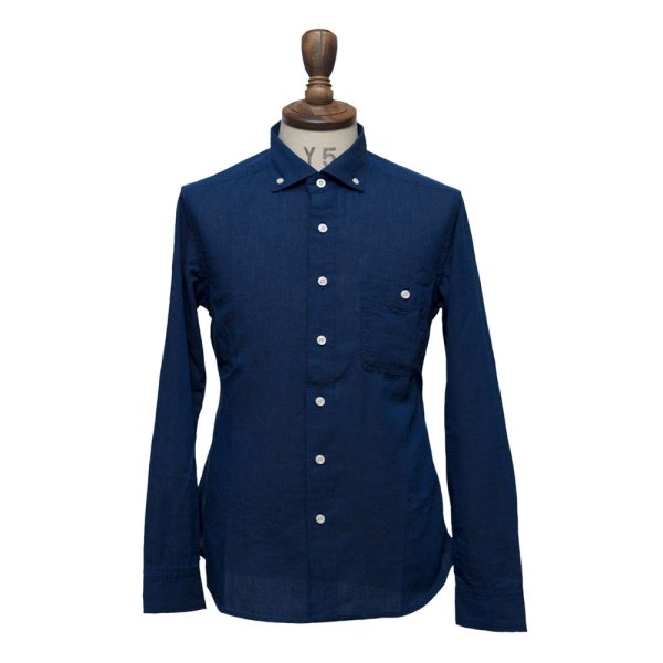 画像21: 【RE PRICE / 価格改定】Coolmax(クールマックス)ボタンダウンワイドスプレッドカラー長袖シャツ / Audience