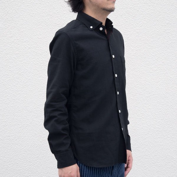 画像16: 【RE PRICE / 価格改定】Coolmax(クールマックス)ボタンダウンワイドスプレッドカラー長袖シャツ / Audience