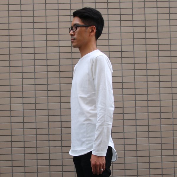 画像17: 【RE PRICE/価格改定】コーマ天竺ロング丈長袖Tシャツ【MADE IN JAPAN】『日本製』/ Upscape Audience