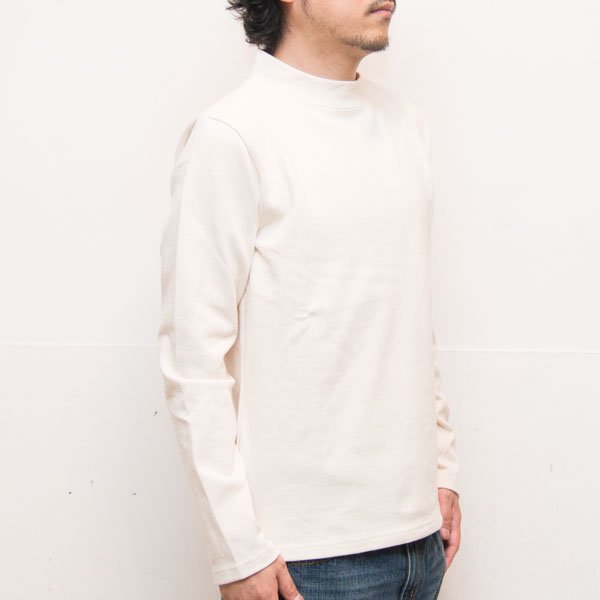 画像12: 【RE PRICE/価格改定】Basque10オンス(バスク天竺) ボトルネック長袖カットソー【MADE IN JAPAN】『日本製』 / Upscape Audience
