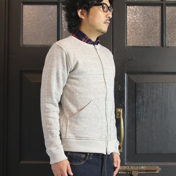 画像13: 【RE PRICE / 価格改定】ヘビーウェイト裏毛クルーネックブルゾン【MADE IN JAPAN】『日本製 / Upscape Audience