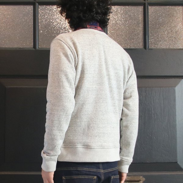 画像14: 【RE PRICE / 価格改定】ヘビーウェイト裏毛クルーネックブルゾン【MADE IN JAPAN】『日本製 / Upscape Audience