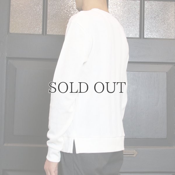 画像19: BOROライク ランダムワッフル ガゼットクルーネックニット【MADE IN JAPAN】『日本製』/ Upscape Audience