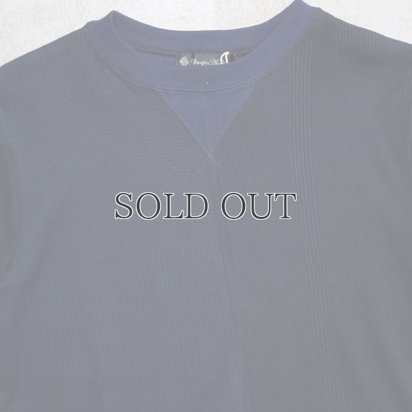 画像13: BOROライク ランダムワッフル ガゼットクルーネックニット【MADE IN JAPAN】『日本製』/ Upscape Audience