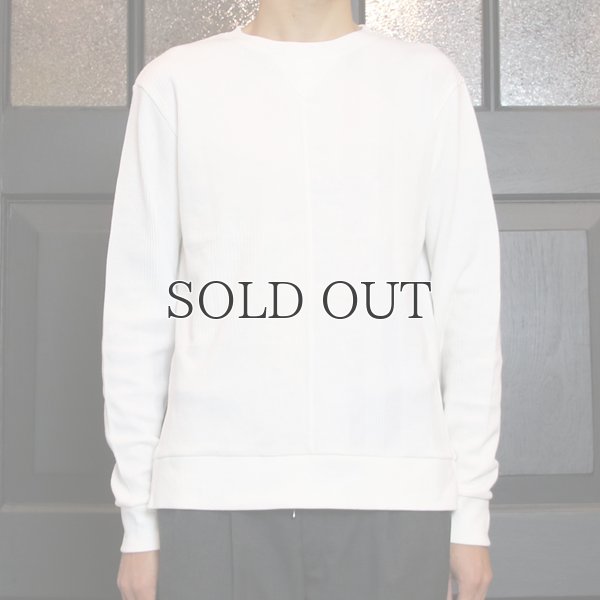 画像17: BOROライク ランダムワッフル ガゼットクルーネックニット【MADE IN JAPAN】『日本製』/ Upscape Audience