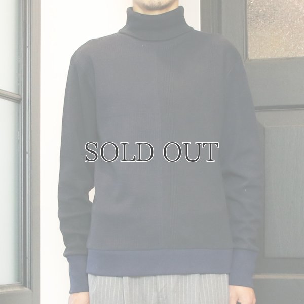 画像12: BOROライク ランダムワッフル タートルネックニット【MADE IN JAPAN】『日本製』/ Upscape Audience