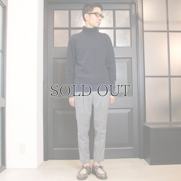 画像9: BOROライク ランダムワッフル タートルネックニット【MADE IN JAPAN】『日本製』/ Upscape Audience