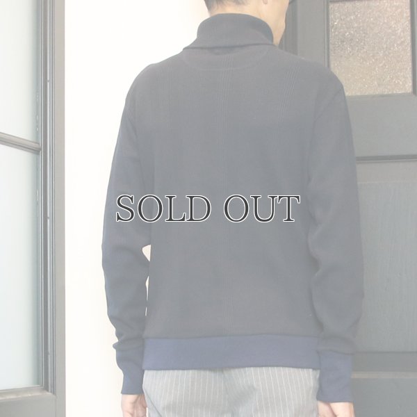 画像14: BOROライク ランダムワッフル タートルネックニット【MADE IN JAPAN】『日本製』/ Upscape Audience