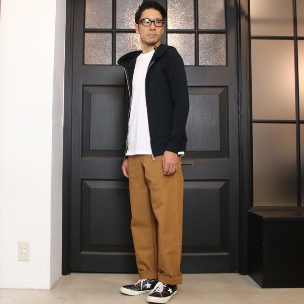 画像15: 【RE PRICE / 価格改定】ソフトエアー裏毛3ボタンフードZIPパーカー【MADE IN JAPAN】『日本製』/ Upscape Audience