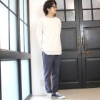 More photos1: 【RE PRICE / 価格改定】Basque10オンス（バスク天竺）ボートネックビックカットソー長袖【MADE IN JAPAN】『日本製』 / Upscape Audience