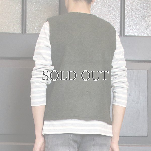 画像13: スライバーニットミルドノーカラーZipベスト【MADE IN JAPAN】『日本製』 / Upscape Audience