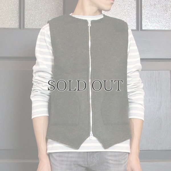 画像11: スライバーニットミルドノーカラーZipベスト【MADE IN JAPAN】『日本製』 / Upscape Audience