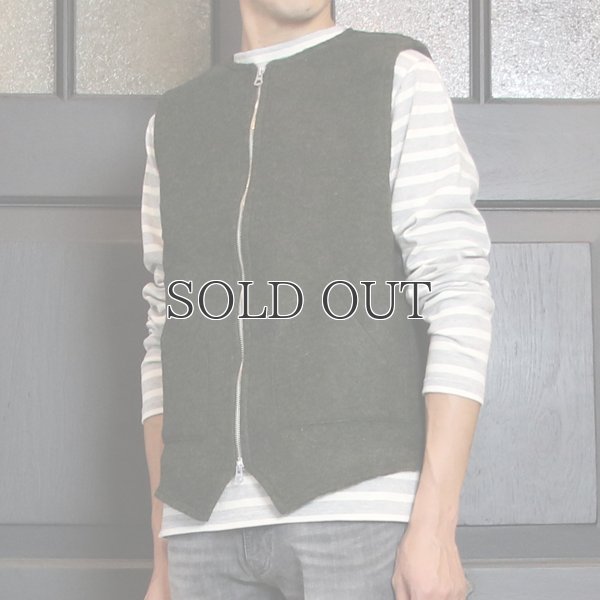 画像12: スライバーニットミルドノーカラーZipベスト【MADE IN JAPAN】『日本製』 / Upscape Audience