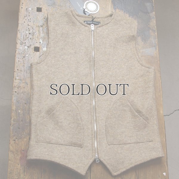 画像18: スライバーニットミルドノーカラーZipベスト【MADE IN JAPAN】『日本製』 / Upscape Audience