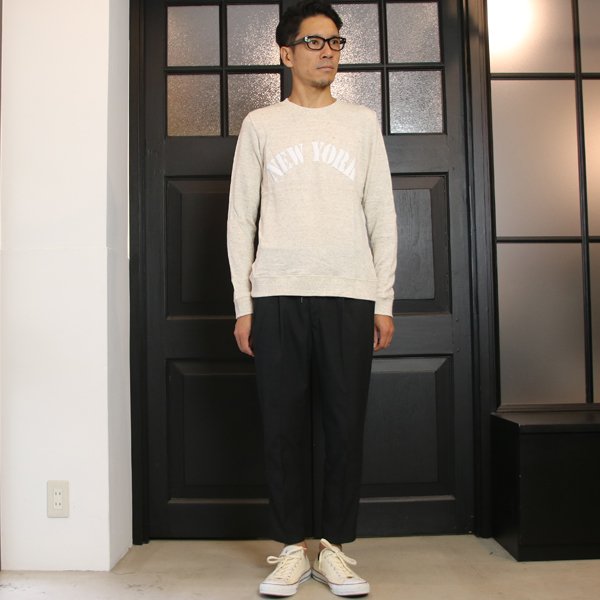 画像8: 【RE PRICE/価格改定】ヴィスコース粗挽TOP裏毛クルーネック長袖スウェット【MADE IN JAPAN】『日本製』/ Upscape Audience